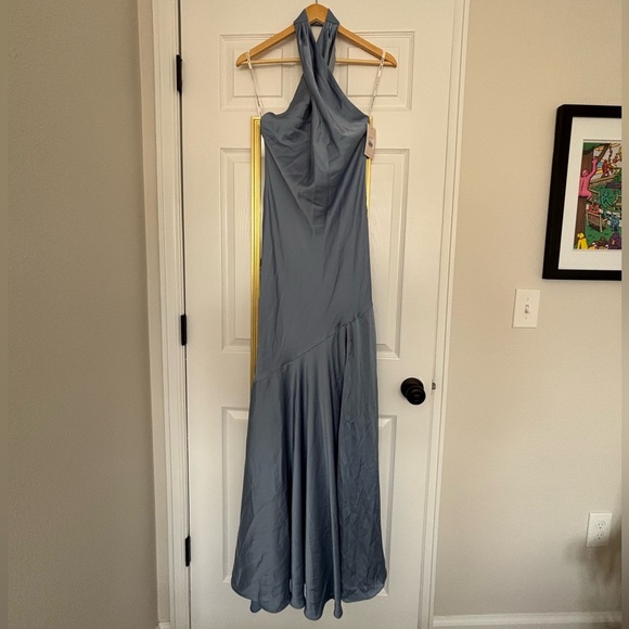 NWT Birdy Grey Dusty Blue Bridesmaid Dress - Picture 3 of 7